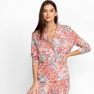NWT!  Johnny Was Feline Blush long pj set